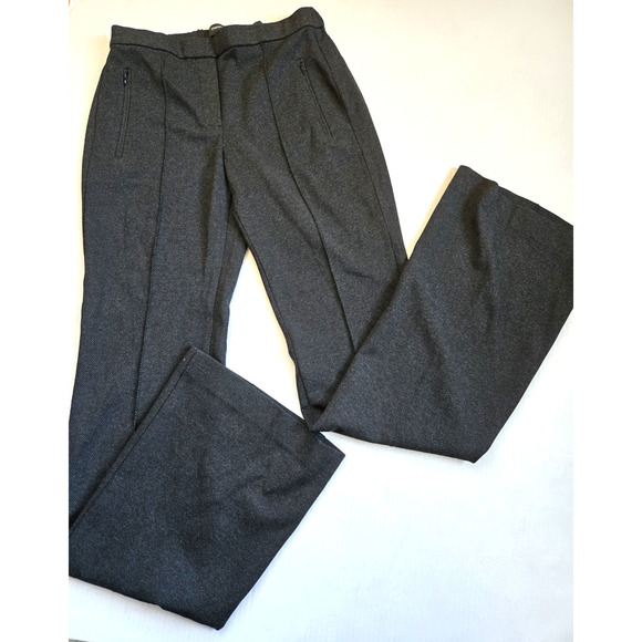THEORY Women's Grey Multi Regent Knit Demitria Pull-On Pants SZ 4 NWT - Picture 1 of 16